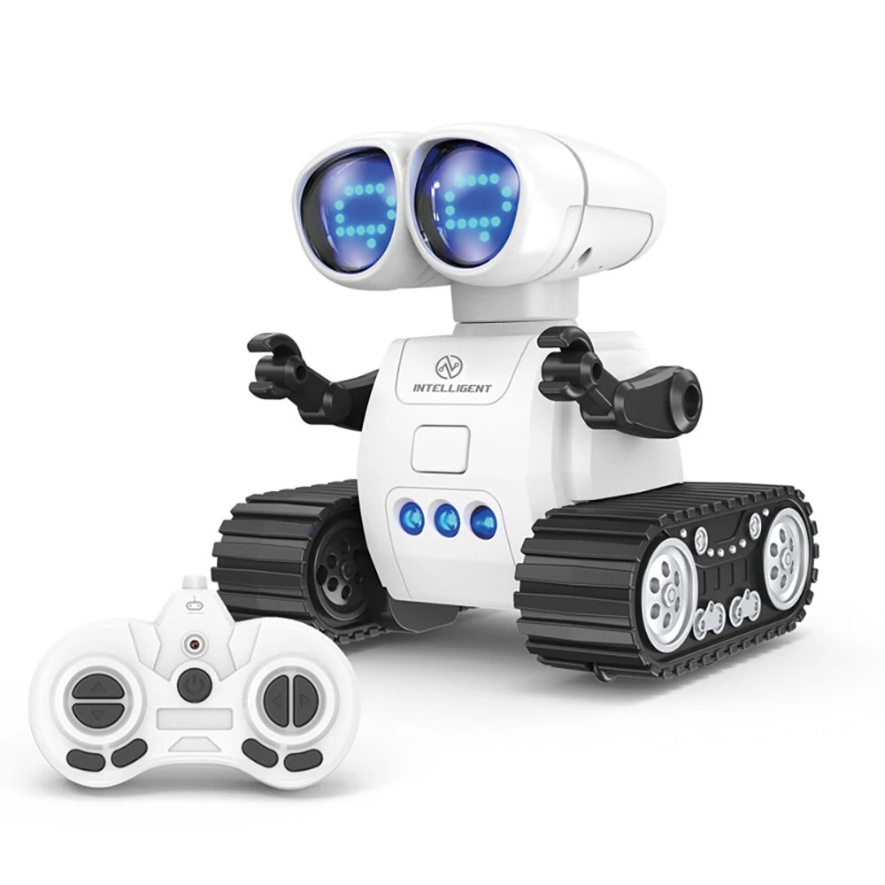2.4GHz Mini Remote Control Programming Robot Multifunctional LED Lights Control Omnidirectional Marching Robot Toy for Children — view 2