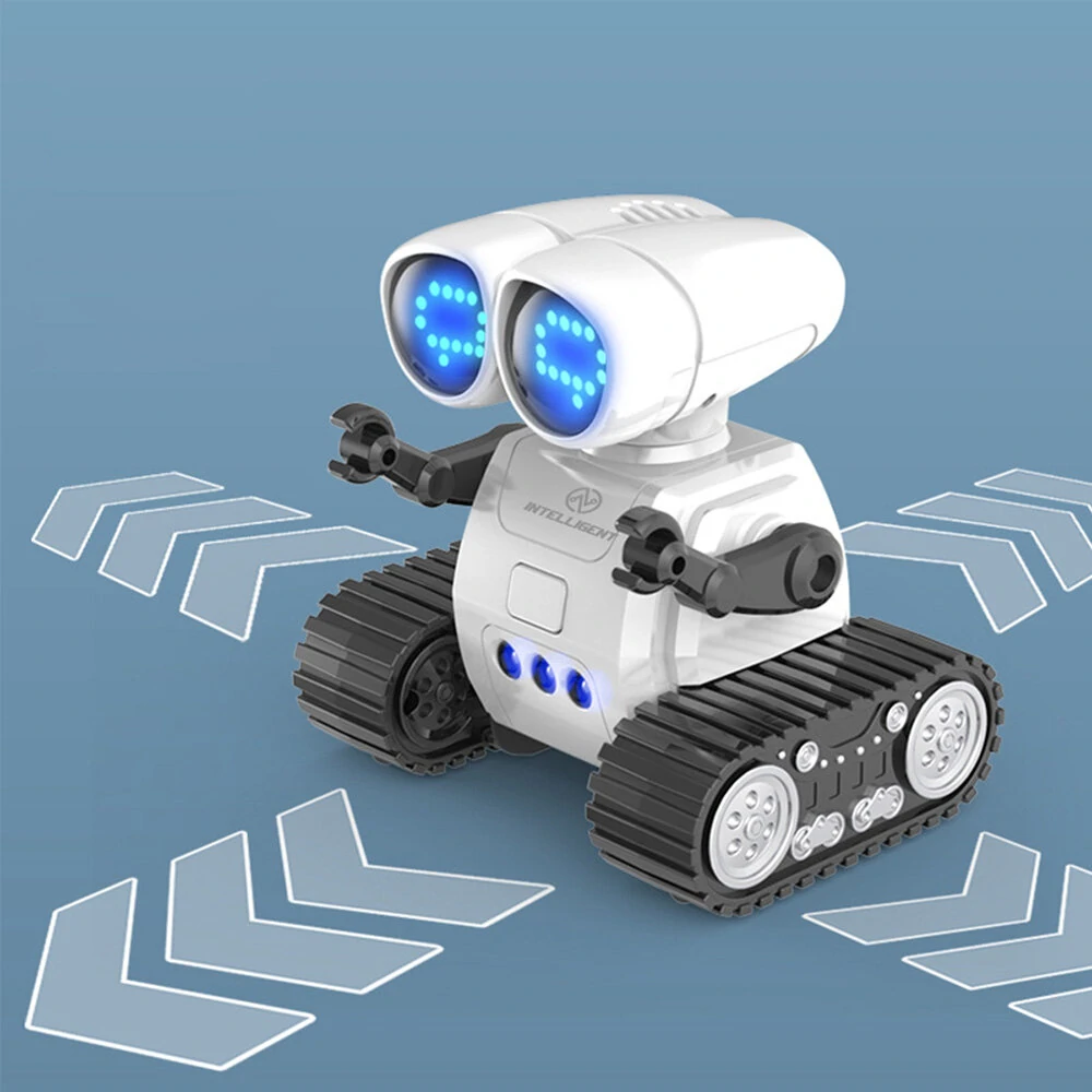 2.4GHz Mini Remote Control Programming Robot Multifunctional LED Lights Control Omnidirectional Marching Robot Toy for Children — view 5