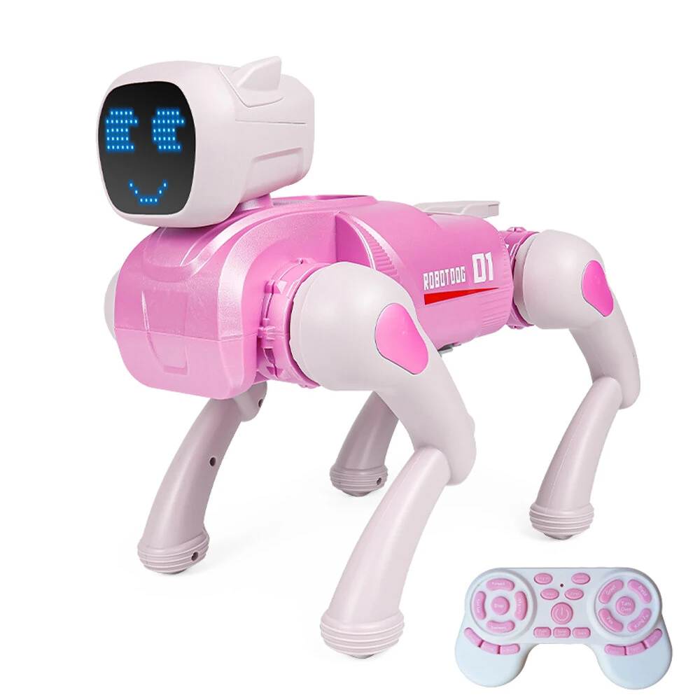 2.4GHz Remote Control Mechanical AI Intelligent Robot Dog Programming Interactive Toy Voice App Bluetooth Control for Children Gift — view 3