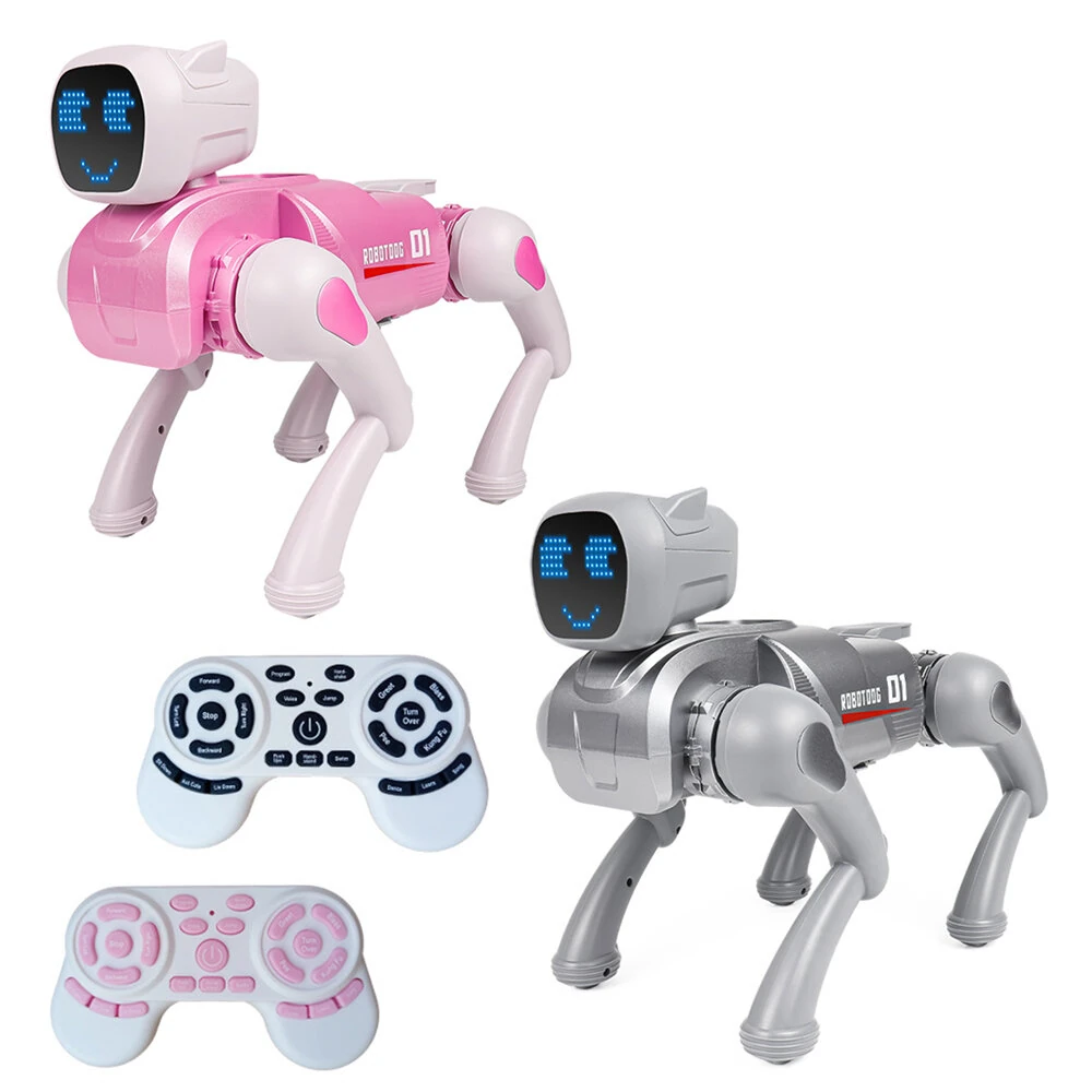 2.4GHz Remote Control Mechanical AI Intelligent Robot Dog Programming Interactive Toy Voice App Bluetooth Control for Children Gift — view 4