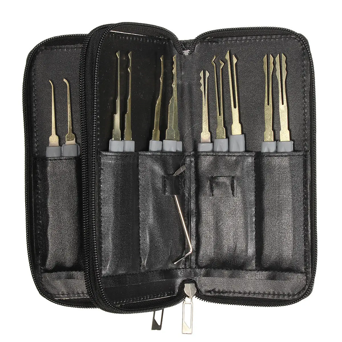 24pcs Single Hook Lock Pick Set with 1Pc Transparent Lock Locksmith Practice Training Skill Set — view 5