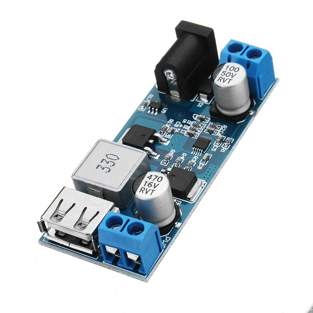 24V / 12V To 5V 5A DC-DC Buck Power Module Step Down Module Power Converter — view 2
