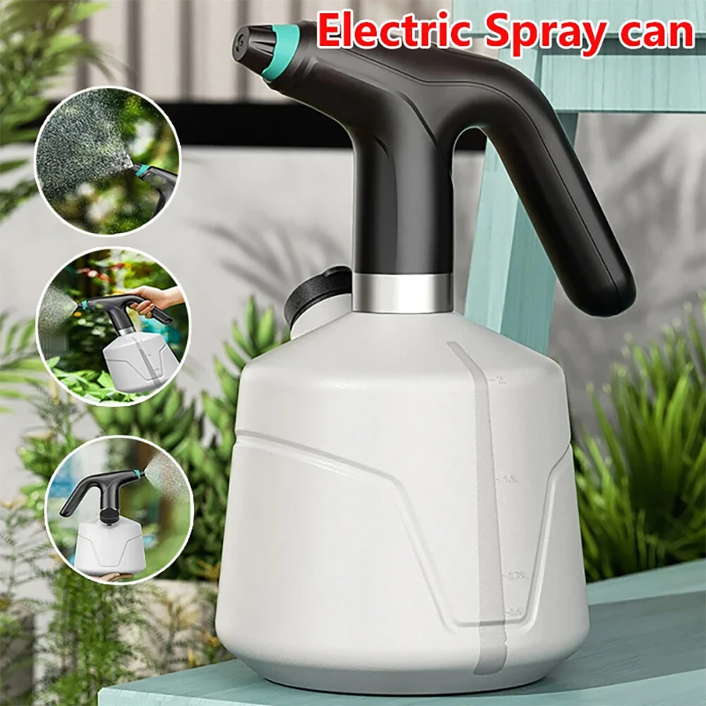 2L Electric Spray System Mist Spray Bottle Automatic Garden Watering Can Water Spray Device Sterilization With Extension Rod — view 3