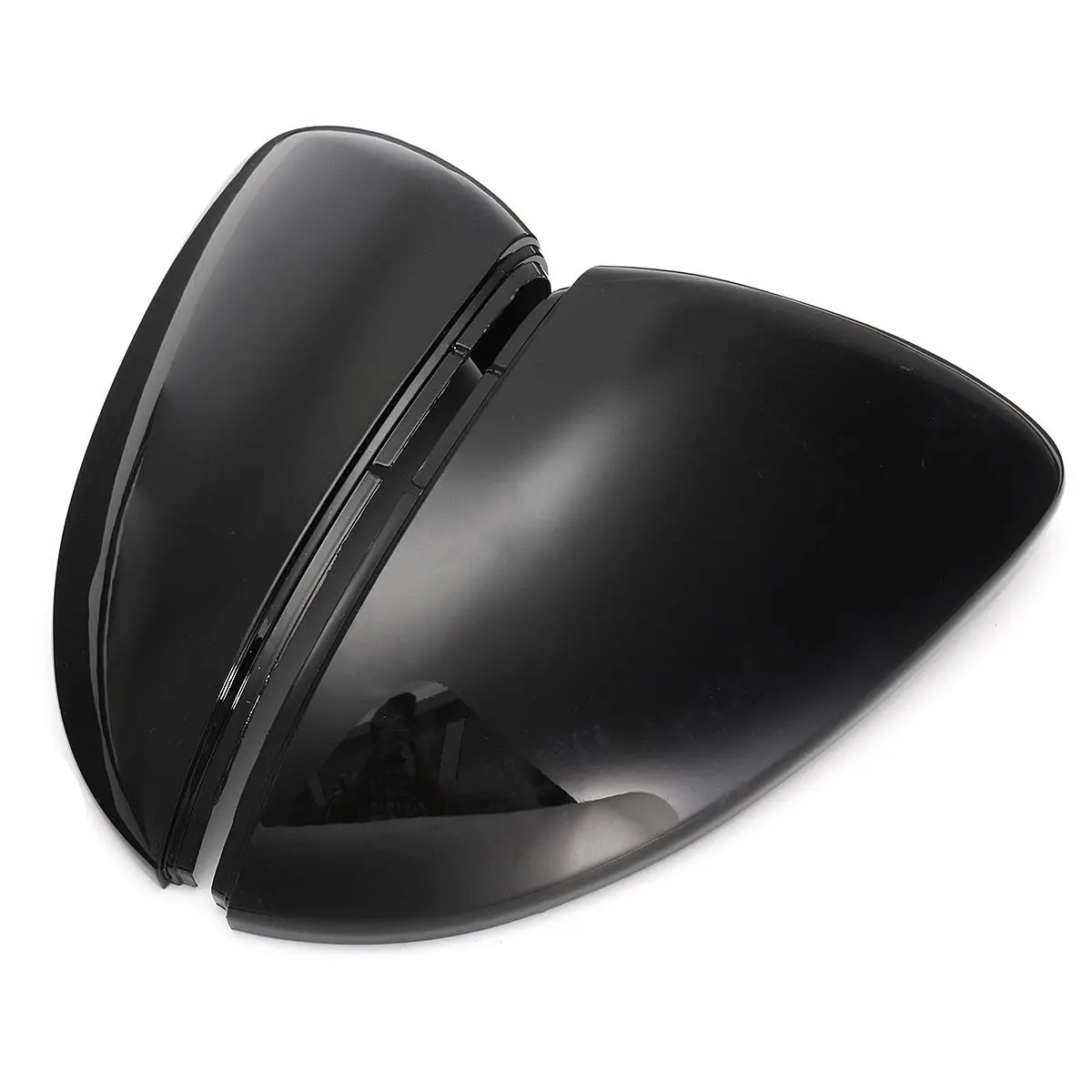 2pcs 1 Pair Front Wing Mirror Cover Wing Case Rearview Mirror Case Cover For VW — view 3