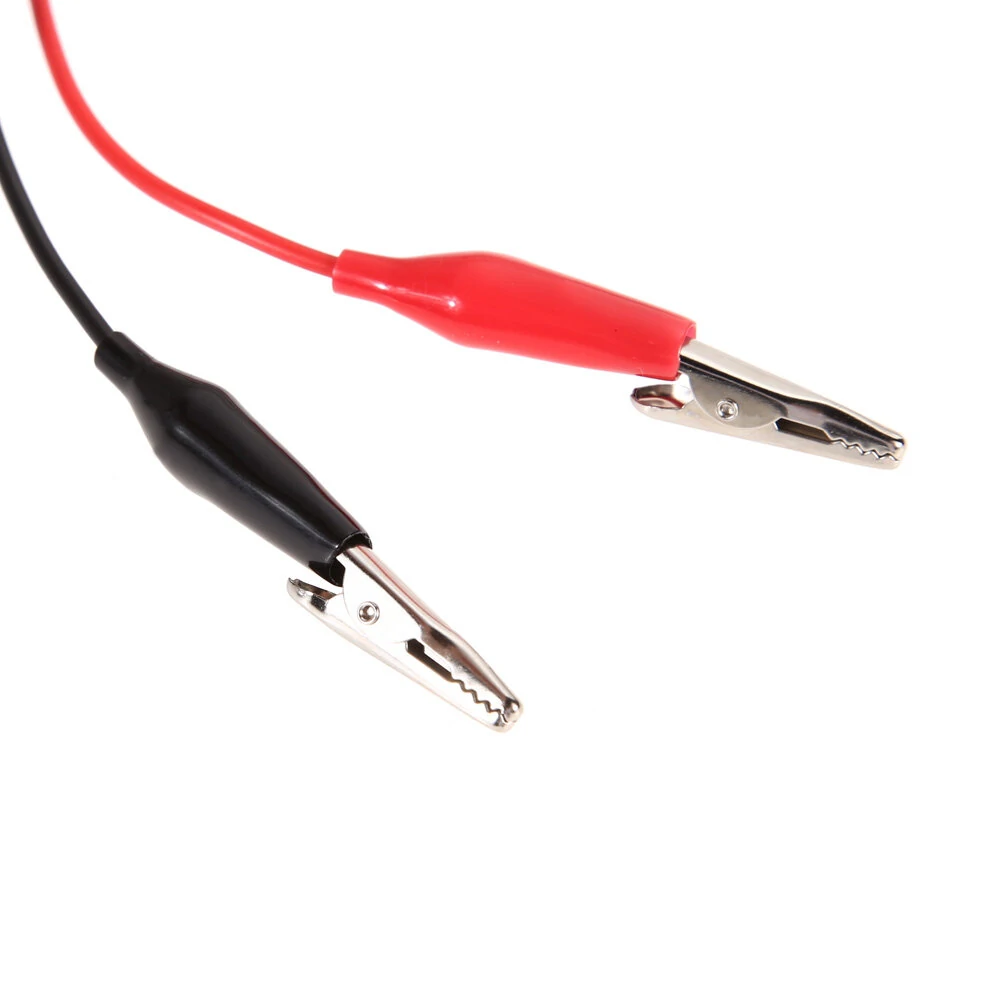 2pcs 110cm BNC Q9 to Dual Alligator Clip Oscilloscope Test Probe Leads — view 4