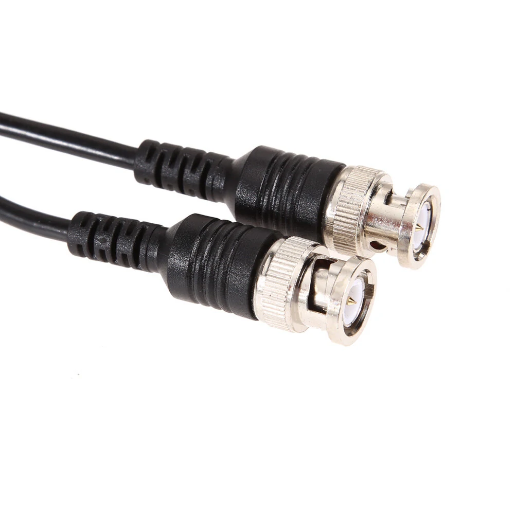 2pcs 110cm BNC Q9 to Dual Alligator Clip Oscilloscope Test Probe Leads — view 5