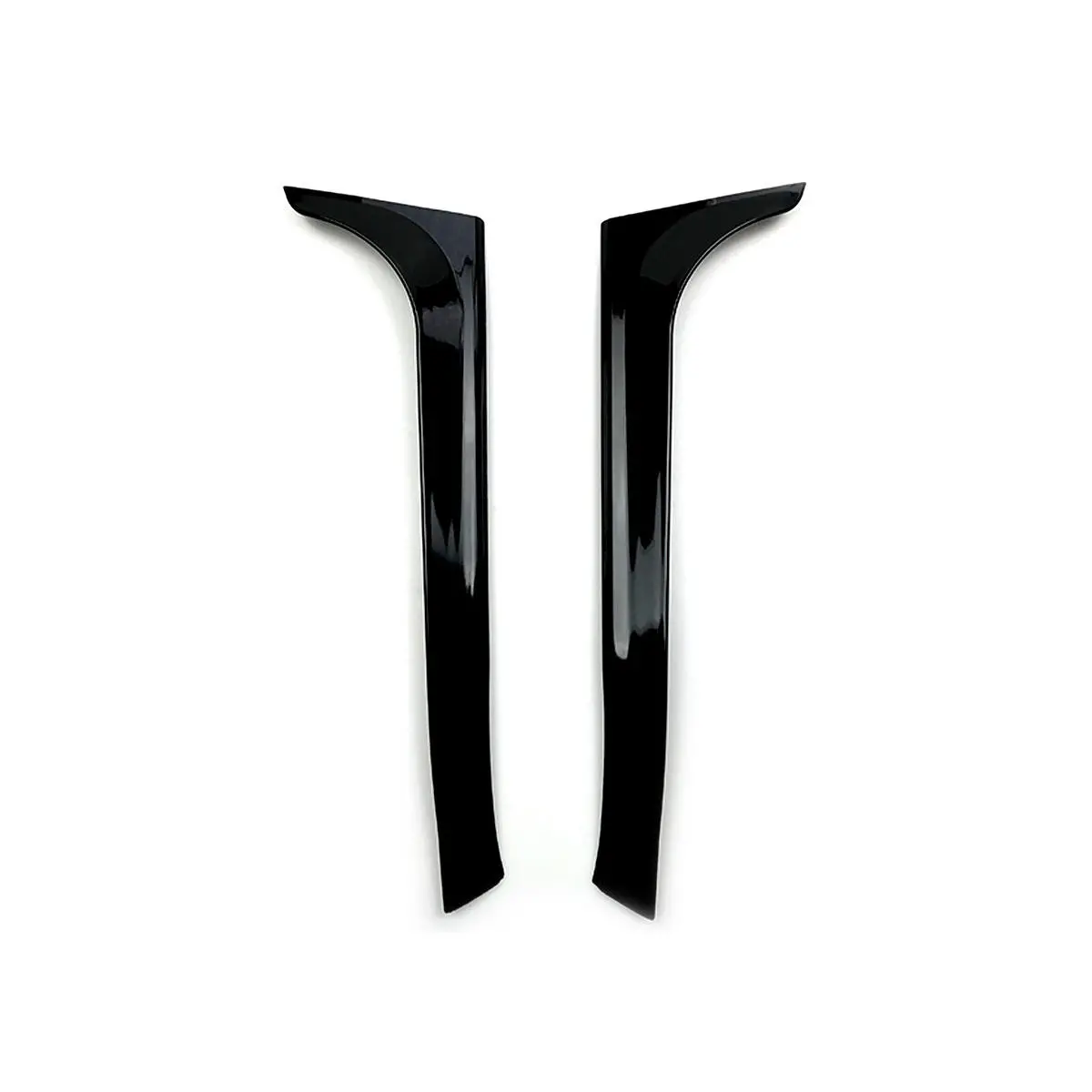 2Pcs Car Black Gloss Black Rear Window Side Spoiler Wing Canards Splitter For VW Golf 6 MK6 2008-2013 — view 2
