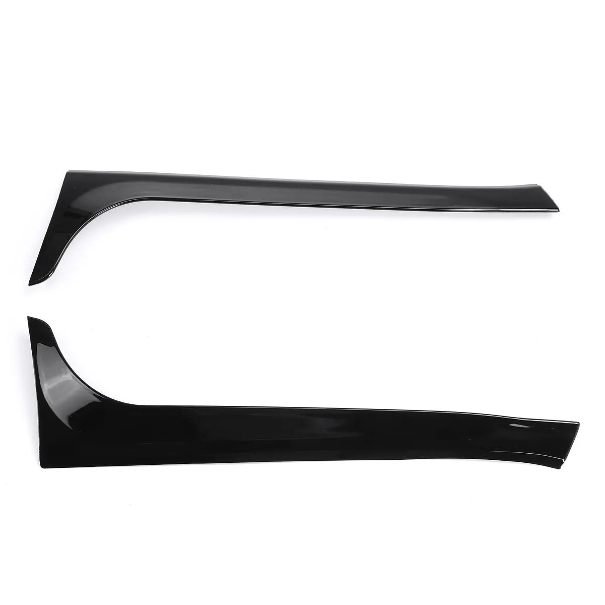2Pcs Car Black Gloss Black Rear Window Side Spoiler Wing Canards Splitter For VW Golf 6 MK6 2008-2013 — view 3