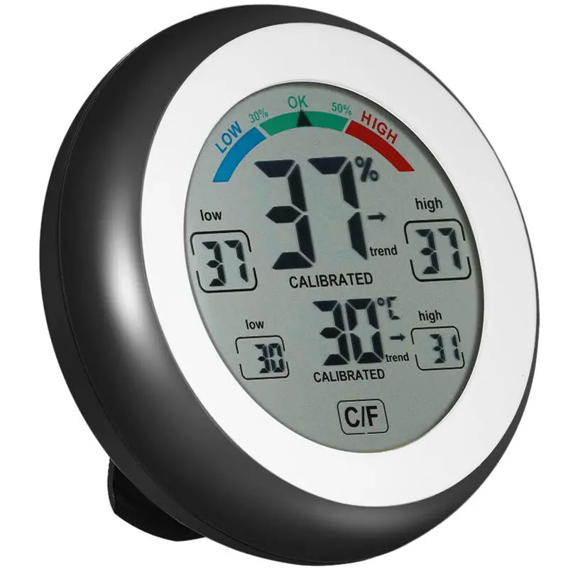 2pcs DANIU Multifunctional Digital Thermometer Hygrometer Temperature Humidity M — view 3