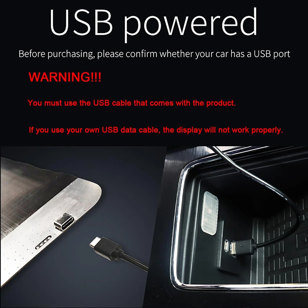 2PCS Devil Eyes Lights APP Control LED Display USB Flexible Screen Panel for Car Back Window Dynamic Personalized Big Eye Lights Truck Windshield Remote bluetooth Control — view 7