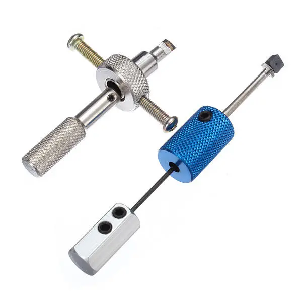 2pcs Disc Detainer Locksmith Tools Lock Picks Set Padlock Tool — view 2