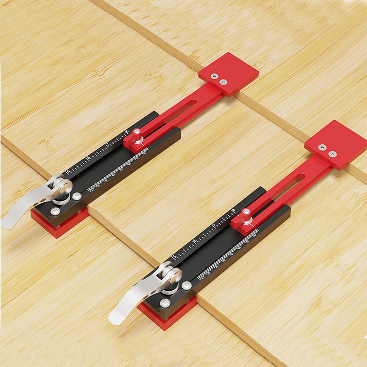 2PCS Gecko Gauge Siding Installation Tool Siding Mounting Kit Adjustable Siding Reveals Dual Scale Metric/Imperial — view 3