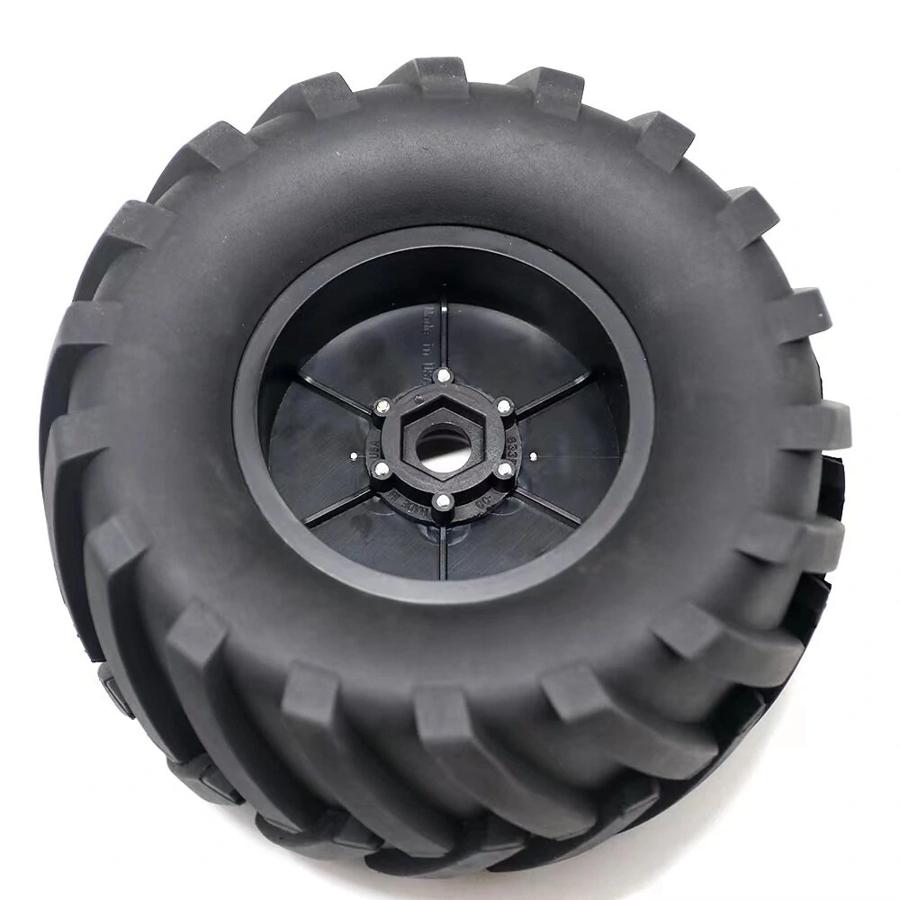 2PCS Monster Truck Tires Wheels 14mm/17mm Adjustable for 1/8 LOSI LMT W66 KYOSHO Axial RC Cars Vehicles Models Spare Parts — view 6