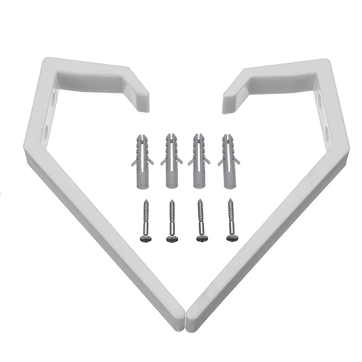 2Pcs Motorcycle Helmet Holder Hook Jacket Bags Wall Mount Cloth Display Rack Hanger — view 5
