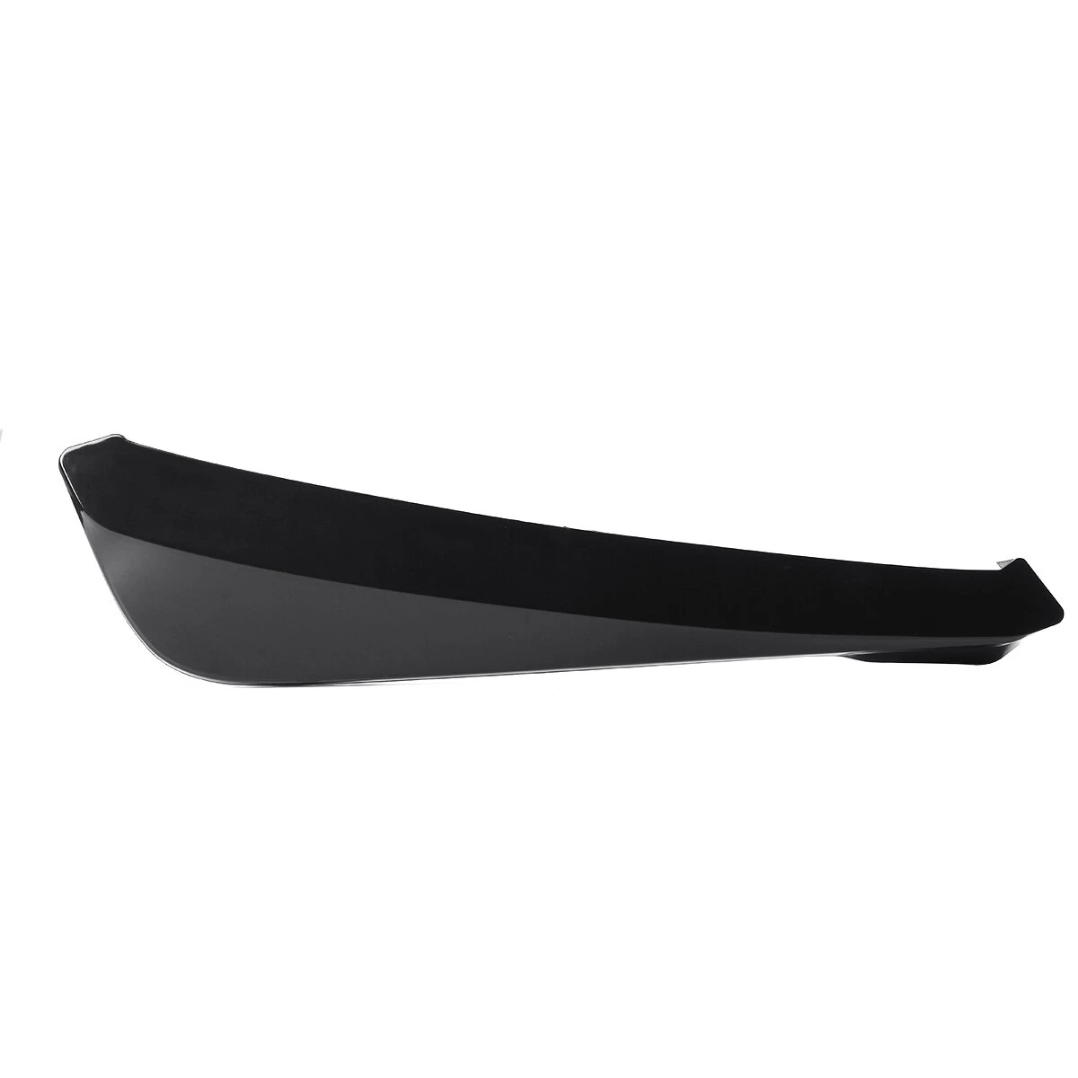 2Pcs Universal Car Black Rear Bumper Lip Wrap Angle Splitters — view 4