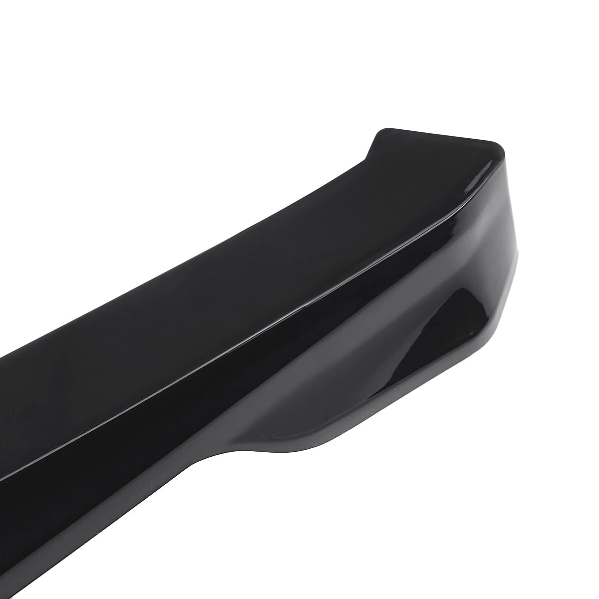 2Pcs Universal Car Black Rear Bumper Lip Wrap Angle Splitters — view 7