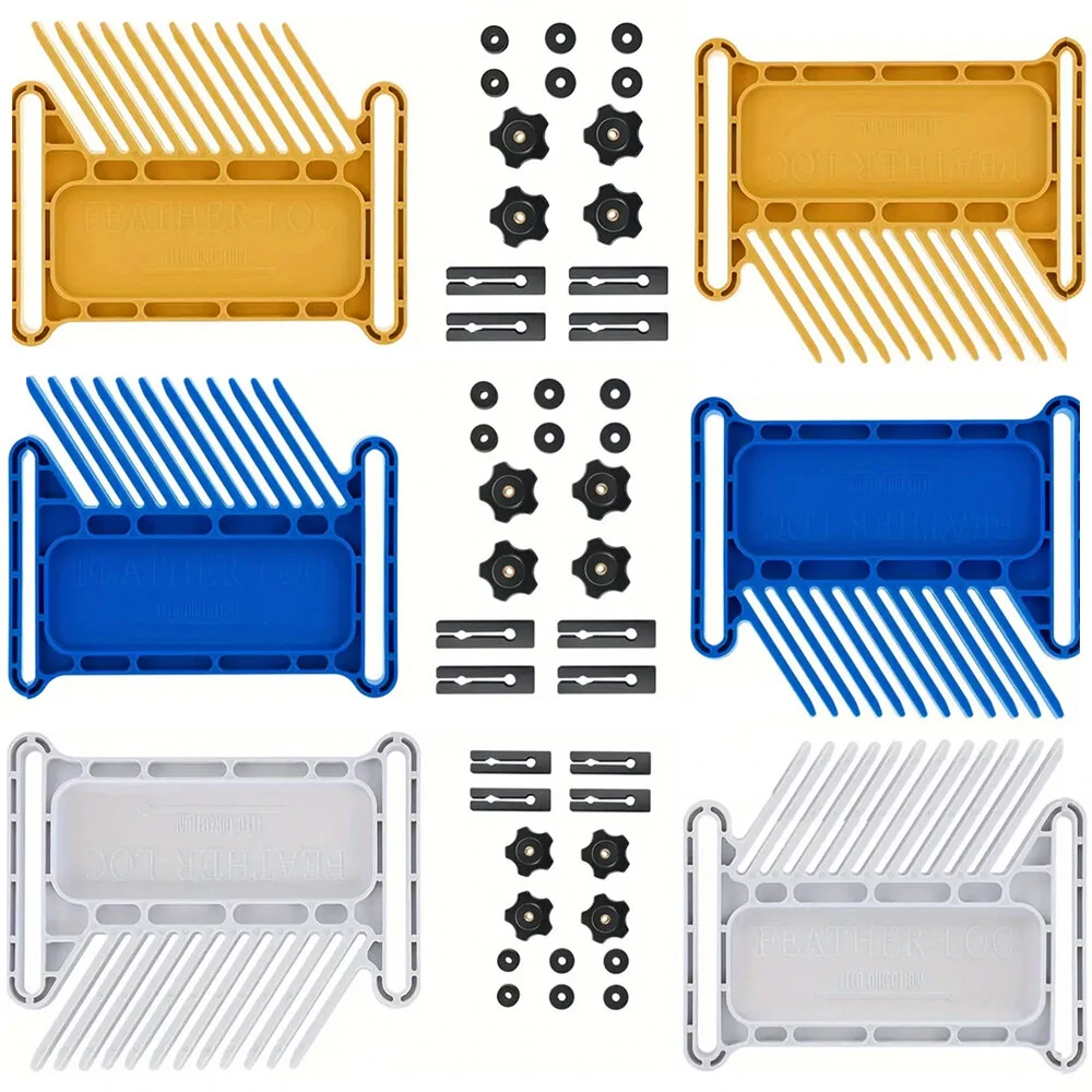 2PCS Universal Featherboards With Miter Slots Reduce Kickback Woodworking Tools for Tables Saws / Router Tables / Band Saws — view 3