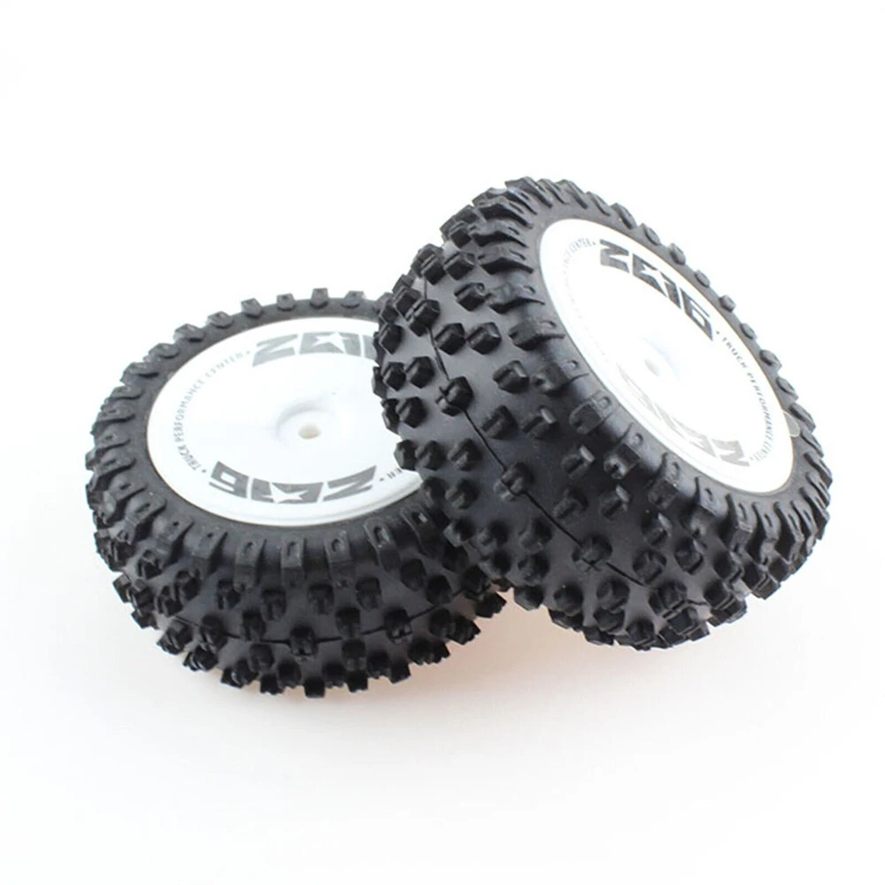 2PCS Wltoys 124007 1/12 RC Car Spare Rear Tires Wheels Rims Glued 2486 Vehicles Models Parts Accessories — view 6