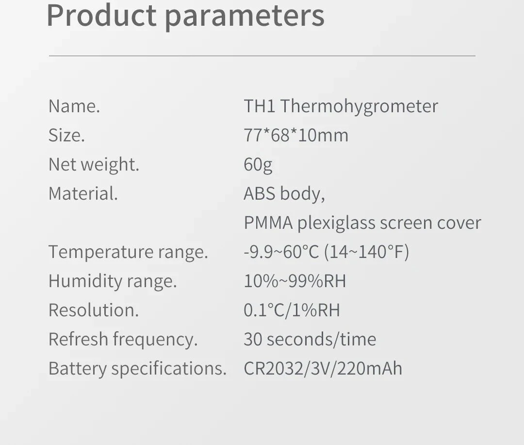 2Pcs Xiaomi DUKA Atuman Miernik Temperatury i Wilgotności Cyfrowy Termometr Higrometr Czujnik Miarodajny Stacja Pogody Zegar Dom Użytek Wewnętrzny — view 7