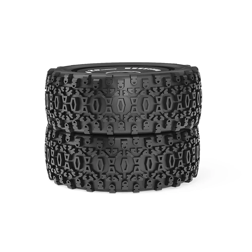 2PCS ZD Racing BX12 1/12 Brushless RC Car Parts Front Rear Tires Wheels Pre-glued Vehicles Models Spare Accessories 16109 16112 — view 8