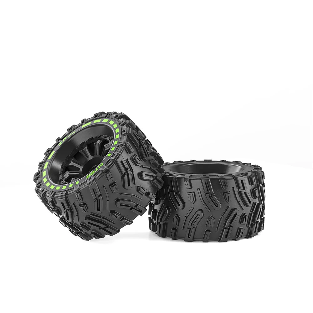 2PCS ZD Racing MT09 1/7 Brushless Monster Truck RC Car Parts Wheels Tires Wheelie Bar Assembly Vehicles Models Spare Accessories 09009 09049 — view 2