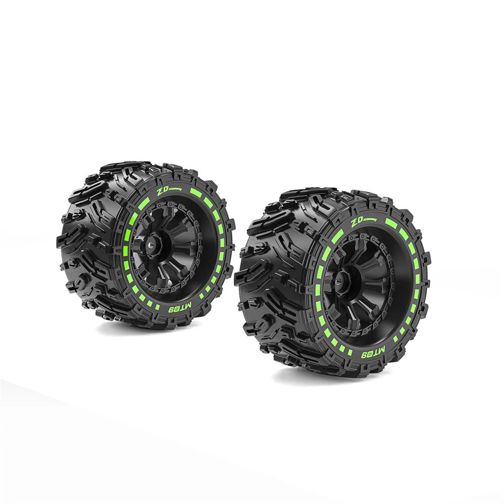 2PCS ZD Racing MT09 1/7 Brushless Monster Truck RC Car Parts Wheels Tires Wheelie Bar Assembly Vehicles Models Spare Accessories 09009 09049 — view 3