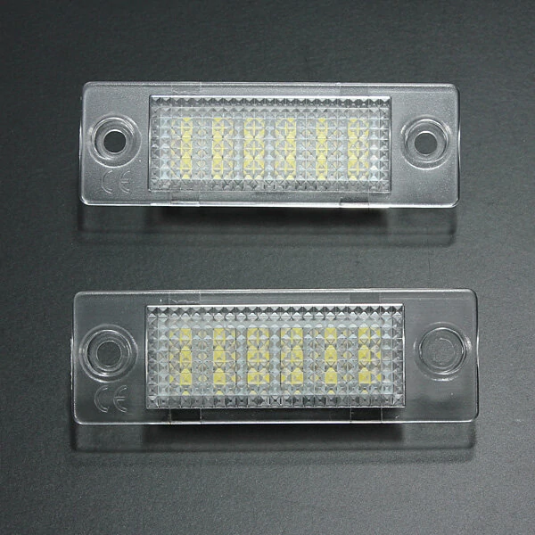 2x LED License Number Plate Light for VW Caddy T5 Golf Passat — Pricio