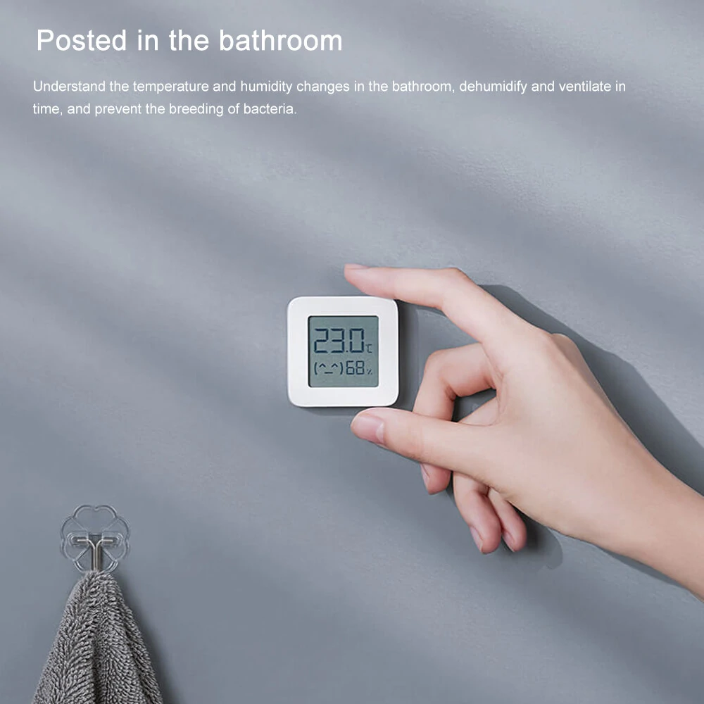 2x Xiaomi Mijia Smart LCD Screen Digital Thermometer 2 bluetooth Temperature Humidity Sensor Moisture Meter Mijia App — view 7