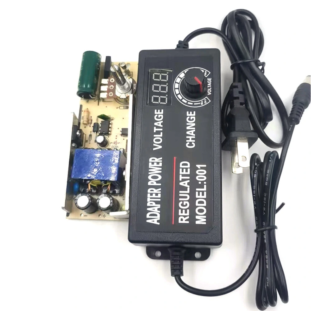 3-12V5A Adjustable Voltage Power Adapter with Clear Display Universal Input and High-Efficiency Operation Customizable AC/DC Cable Lengths Ideal for Various Devices Worldwide — view 7