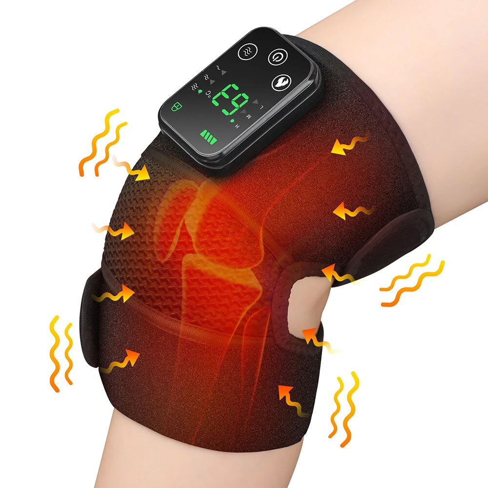 3 IN 1 Vibration Button Controller Heating Vibration Knee Pad Shoulder Pad Elbow Pad Intelligent Temperature Control Vibration Massage Moxibustion Hot Compress Instrument — view 3