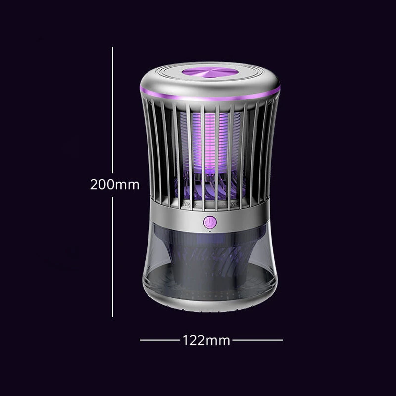 3000V Electric Shock 368UV Mosquito Traps Killer Lamp Electric Fly Trap Silent Electric Fly Catcher Gnat Traps USB Rechargeable Fly Zappers For Outdoor Home — view 8