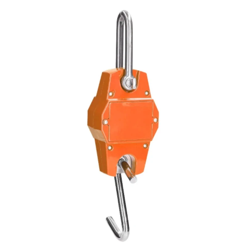 300kg Portable Handheld Scale Crane Scale Electronic Crane Scale LCD Digital Weighing Tool Industrial Heavy Duty Weight Stainless Steel Hook Scale Hanging Scale — view 4