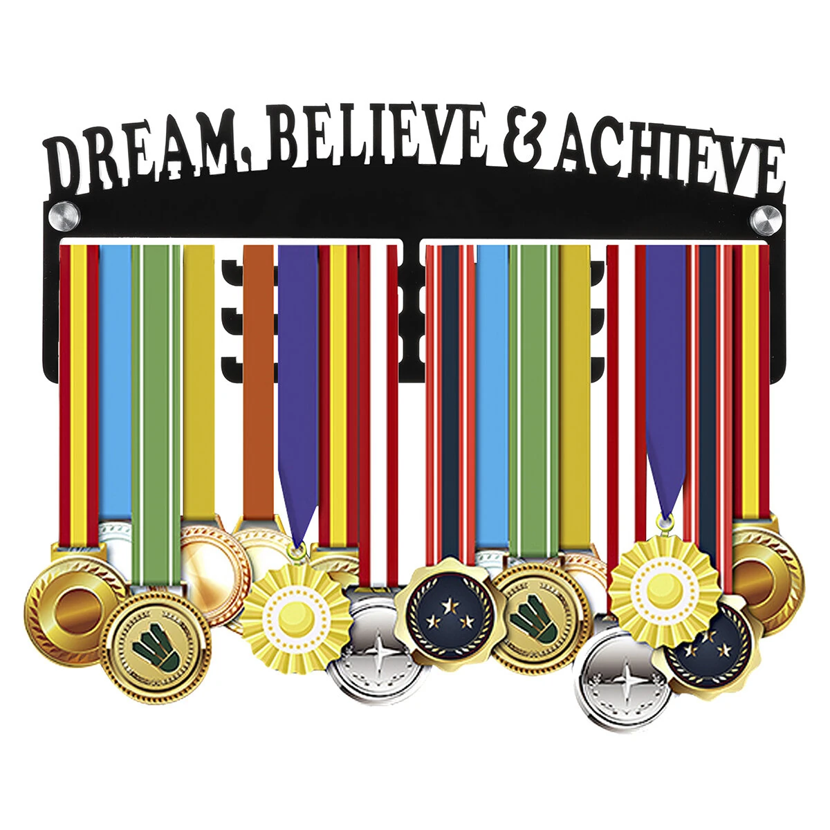 300x115x5mm Acrylic 3 Tier Medal Hanger Holder Rack — Pricio