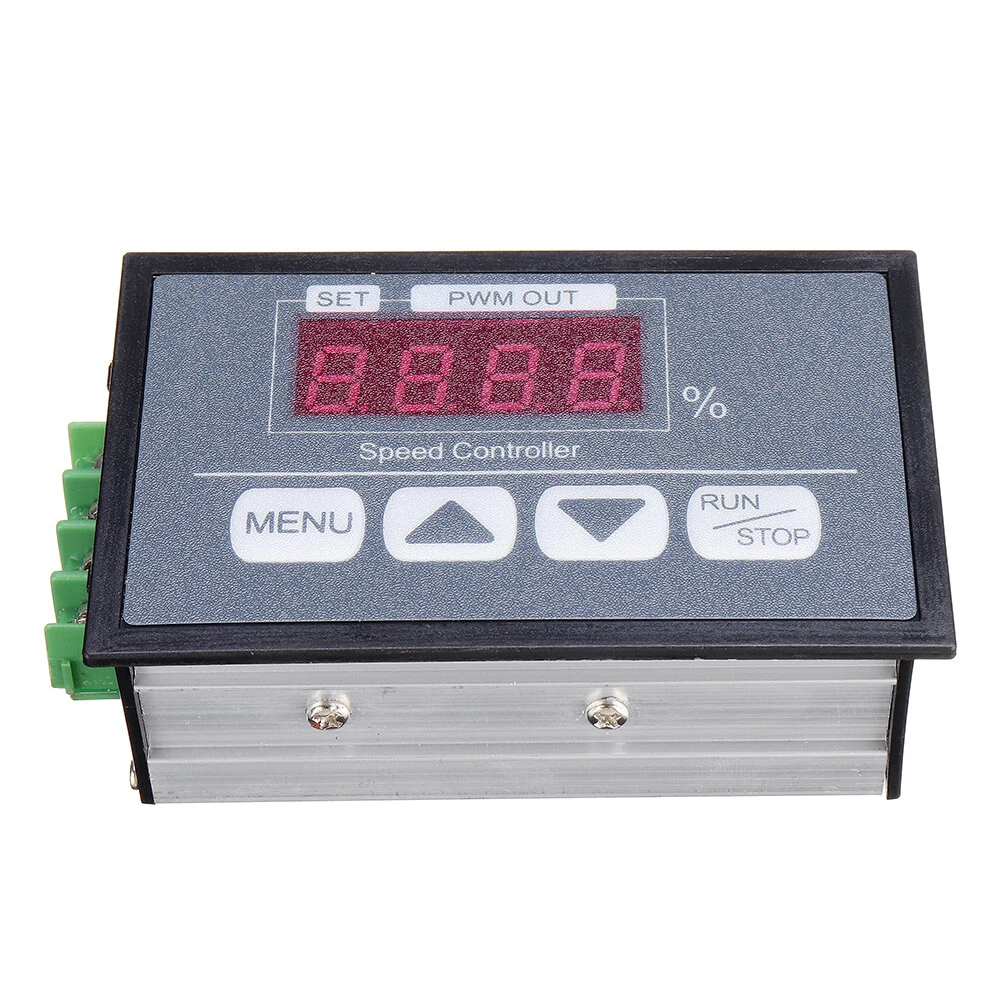 30A 6V12V60V Button Speed Controller Digital Display Percentage Tachometer DC Mo — view 3