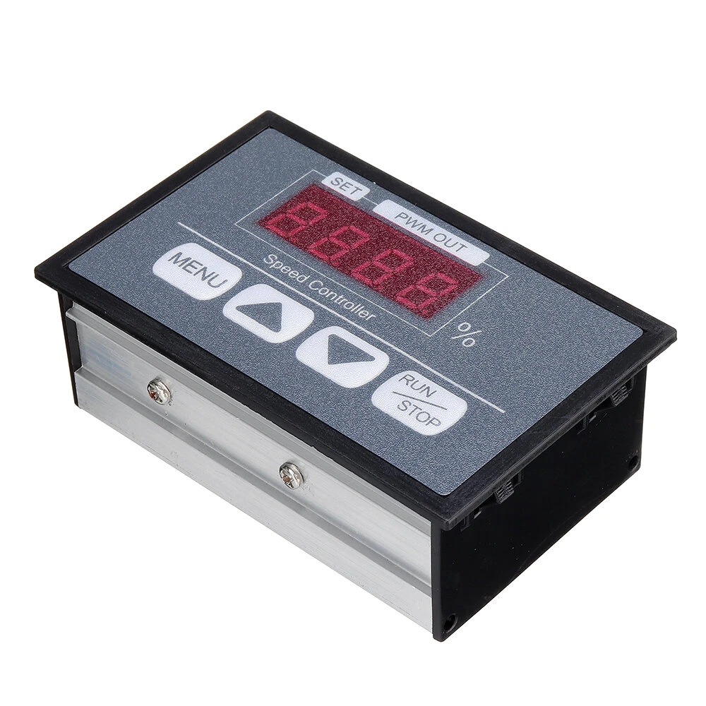 30A 6V12V60V Button Speed Controller Digital Display Percentage Tachometer DC Mo — view 4