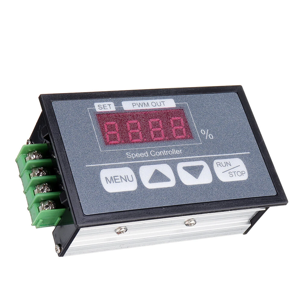 30A 6V12V60V Button Speed Controller Digital Display Percentage Tachometer DC Mo — view 5