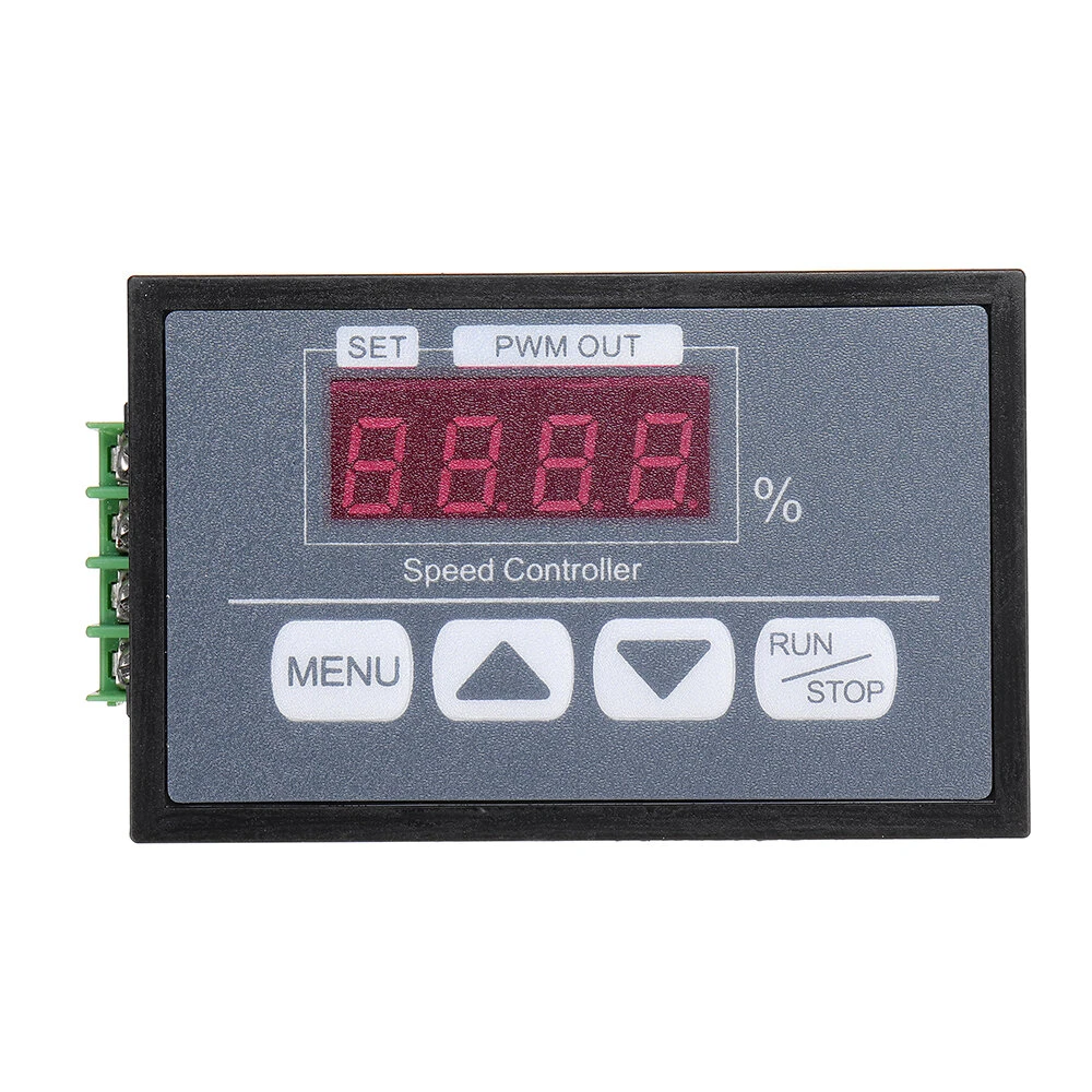 30A 6V12V60V Button Speed Controller Digital Display Percentage Tachometer DC Mo — view 7