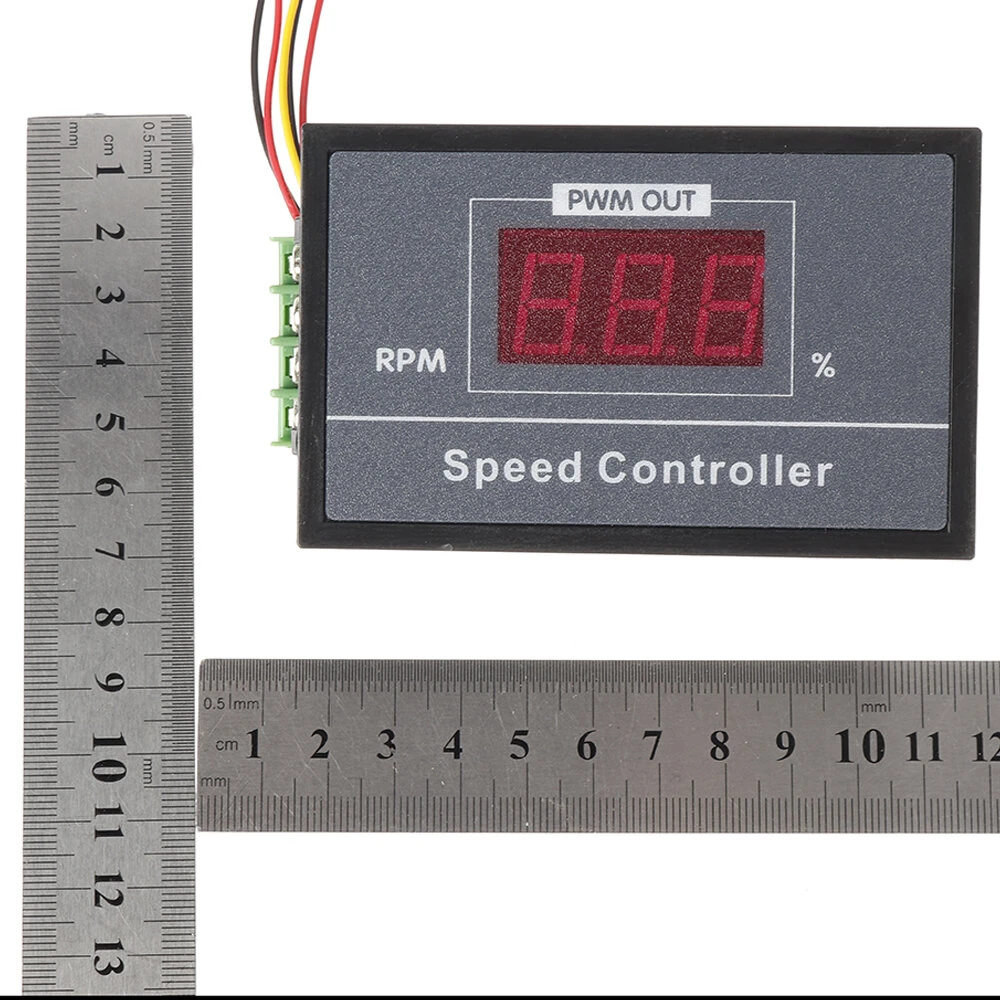 30A DC 6V 12V 24V 48V PWM Motor Speed Controller LED Digital Display Adjustable Voltage Regulator with Potentiometer Switch — view 7