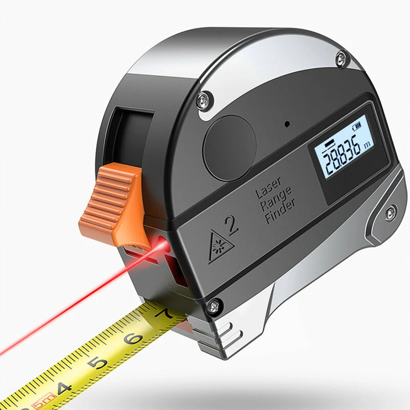 30M Laser Rangefinder Anti-fall Steel Tape High Precision Infrared Digital Laser Distance Meter Measure Distance Tool Tape — Pricio