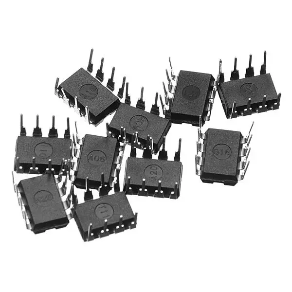 30pcs NE555 NE555P NE555N 555 Timers DIP-8 TEXAS — view 2