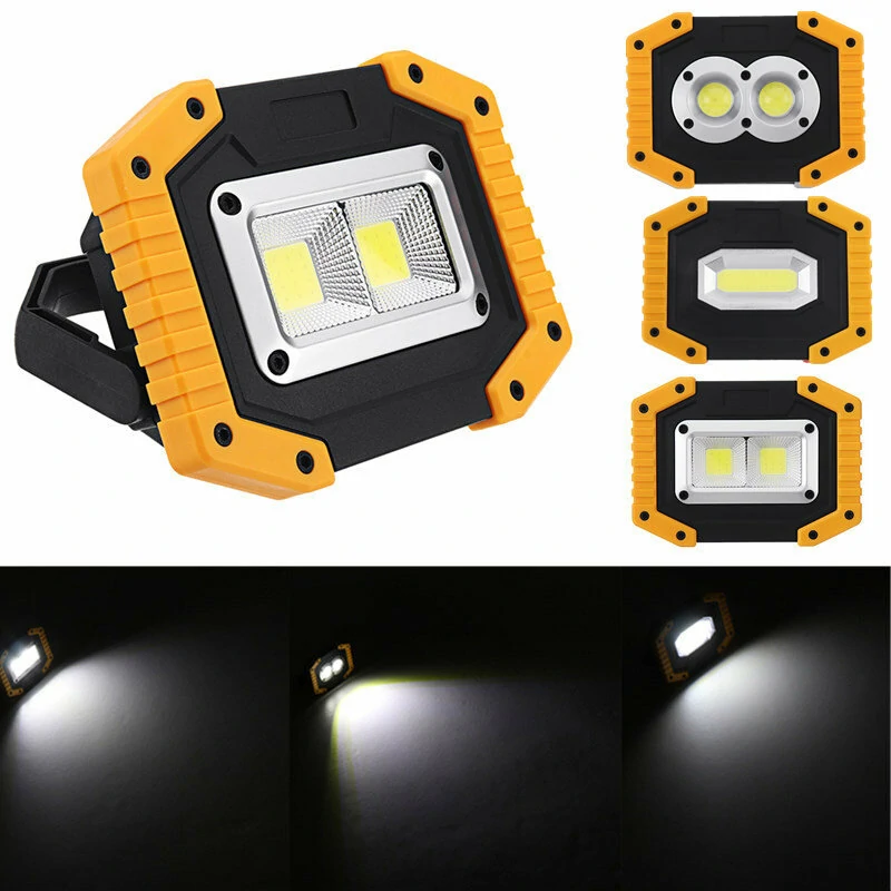 30W USB LED COB Light Outdoor 3 Modes Work Light Camping Emergency Lantern Flashlight Spotlight Searchlight Camping Light — Pricio