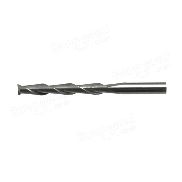 3.175mm Carbide CNC 2 Flute Spiral Bits End Mill Router 22mm CEL — view 3