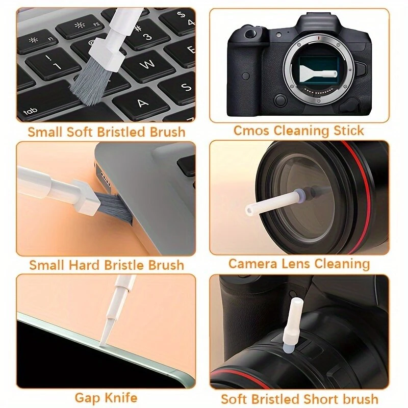 32 In 1 Cleaning Brush Set Multi-function Keyboard Cleaner Cleaning Brush Kit Kit Earplugs PC Laptop Phone Headset Camera — view 11