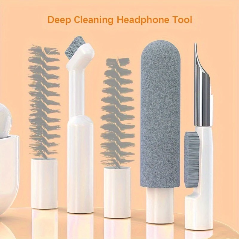 32 In 1 Cleaning Brush Set Multi-function Keyboard Cleaner Cleaning Brush Kit Kit Earplugs PC Laptop Phone Headset Camera — view 5