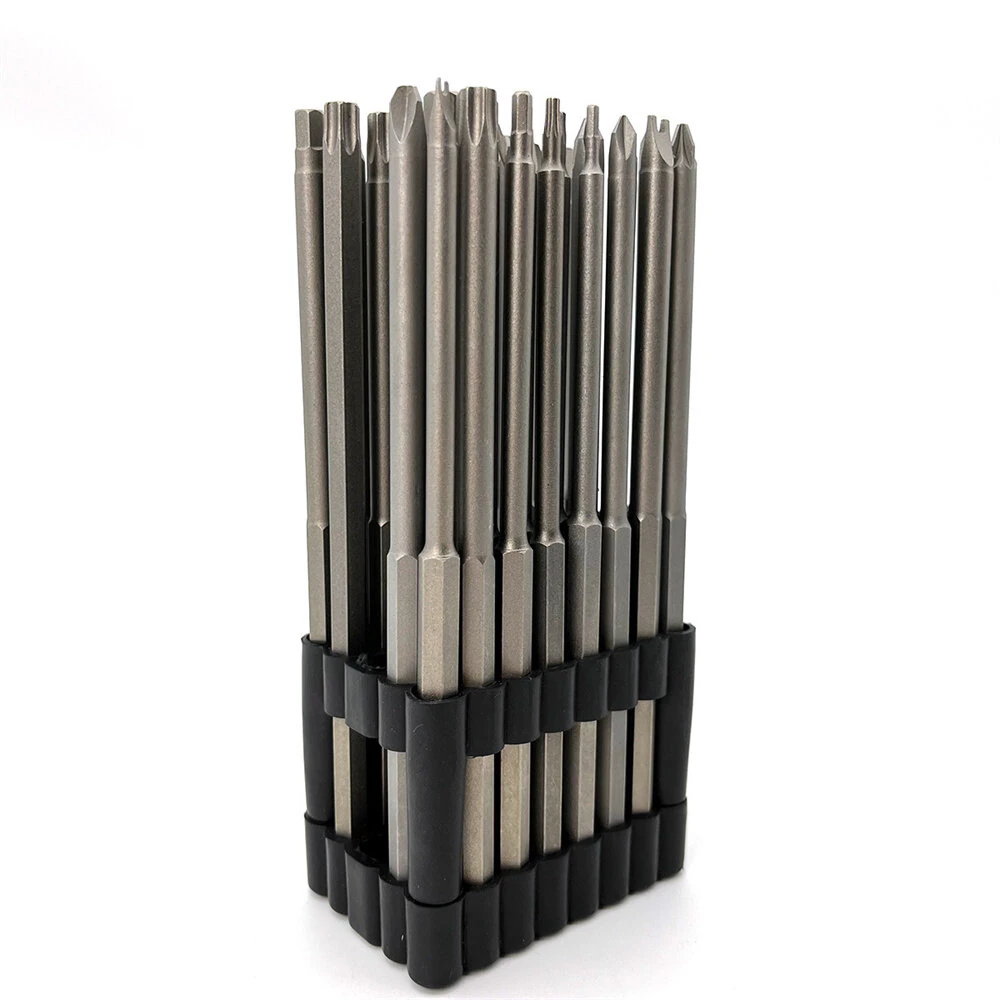 32PCS Set Extended Batch Head Combination Electric Drill Screwdriver Batch Head Irregular Hexagonal Cross One Word Batch Head Carbon Steel — view 3