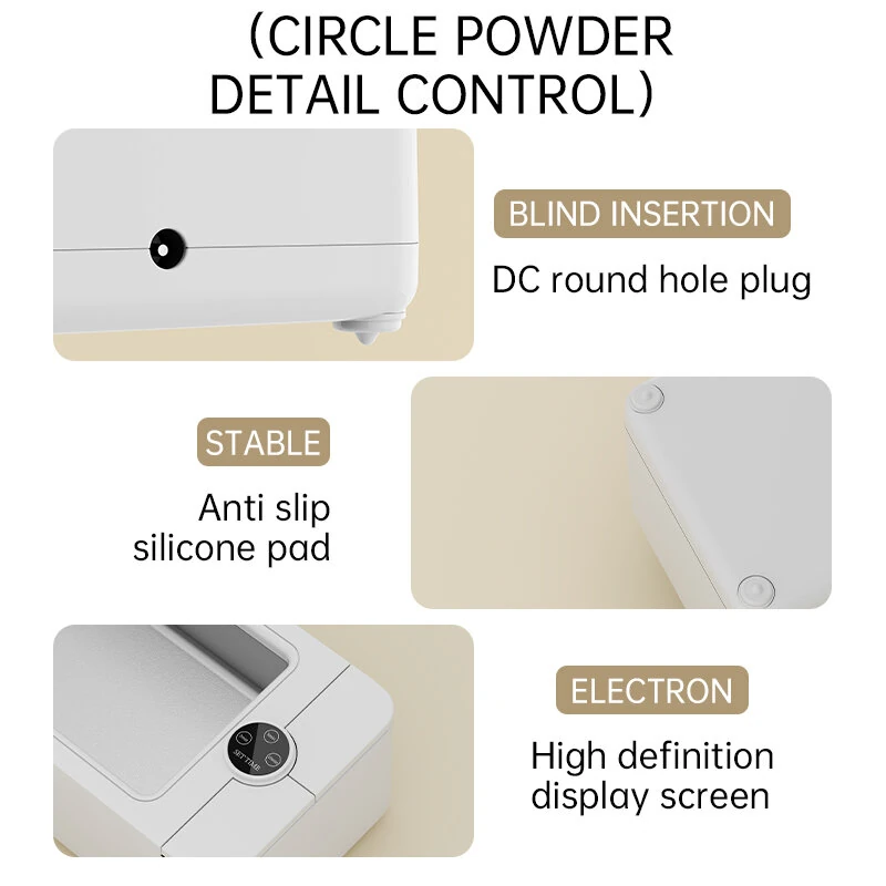 350mL High Frequency Household Ultrasonic Cleaning Machine for Glasses Braces Watch Dentures Jewelry Necklace Cleaning — view 8
