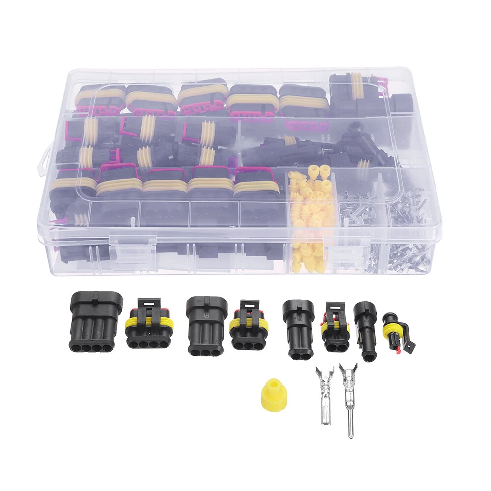 352pcs Car Electrical Connectors Kits Waterproof Electrical Wire Connector Plug for Car Waterproof Parts — Pricio