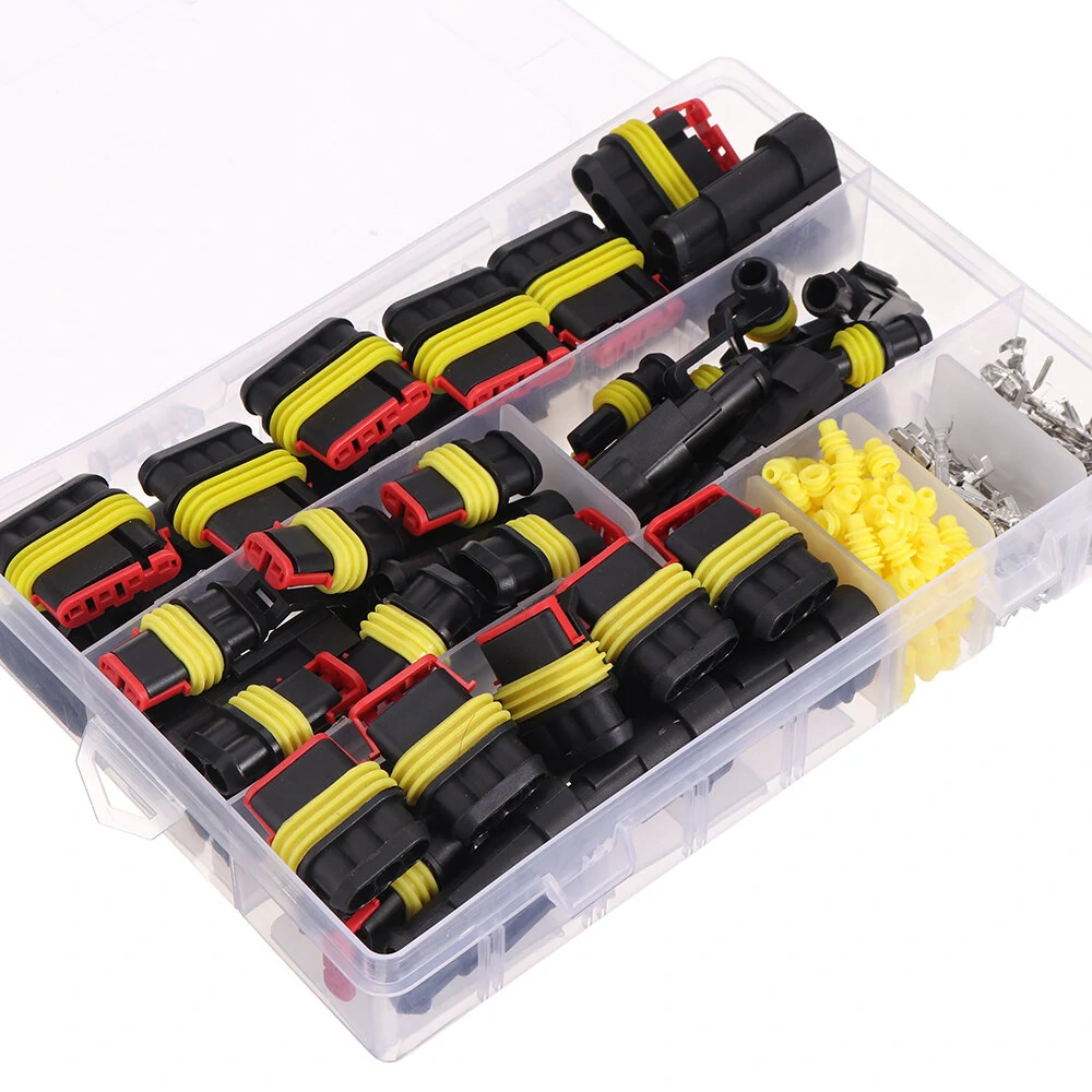352pcs Car Electrical Connectors Kits Waterproof Electrical Wire Connector Plug for Car Waterproof Parts — view 4
