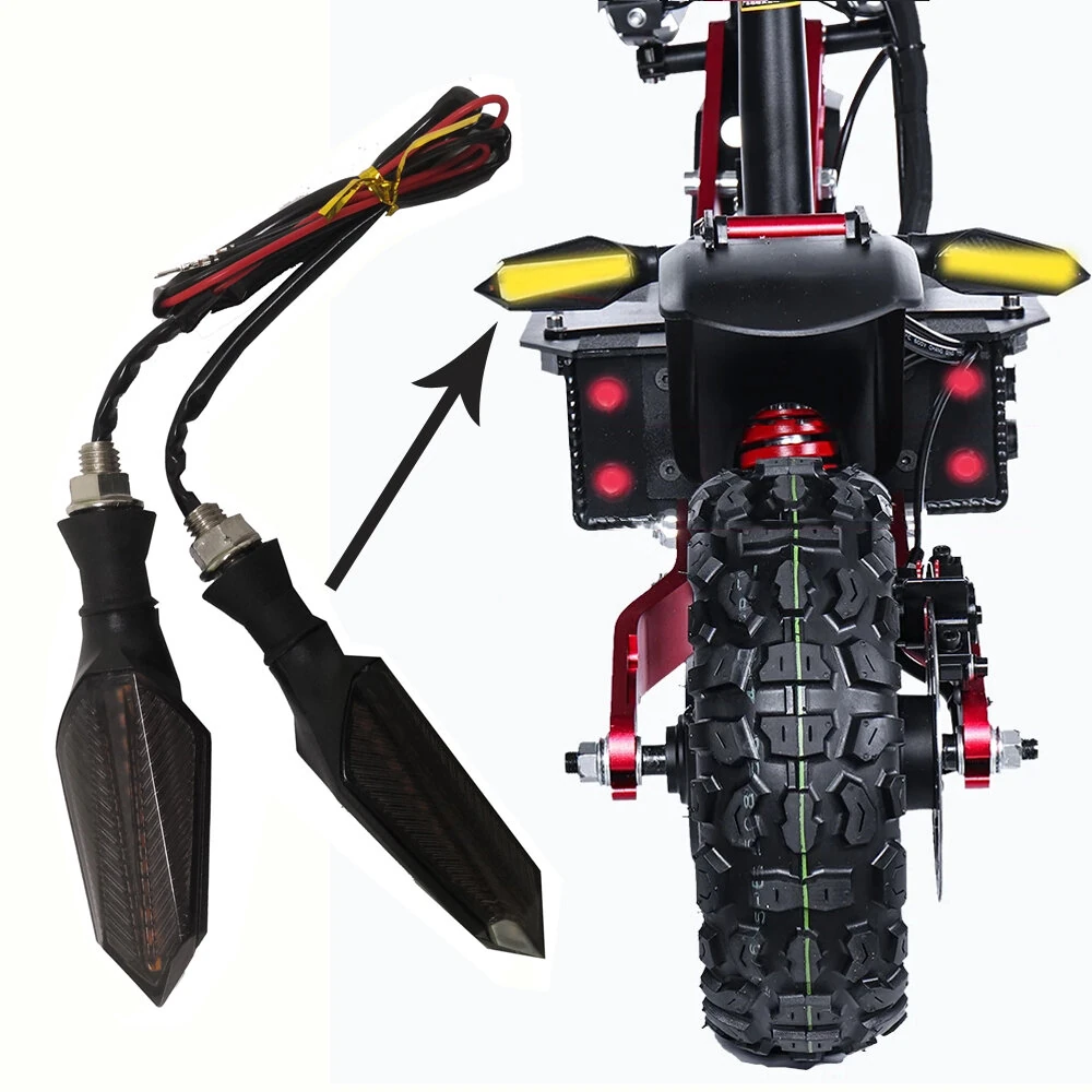 36-60V Universal Electric Scootor Taillight E-bike Turn Signal Light + Brake Light For LAOTIE ES18 ES19 ES18lite  ES18P L8SPRO Electric Bike — view 3