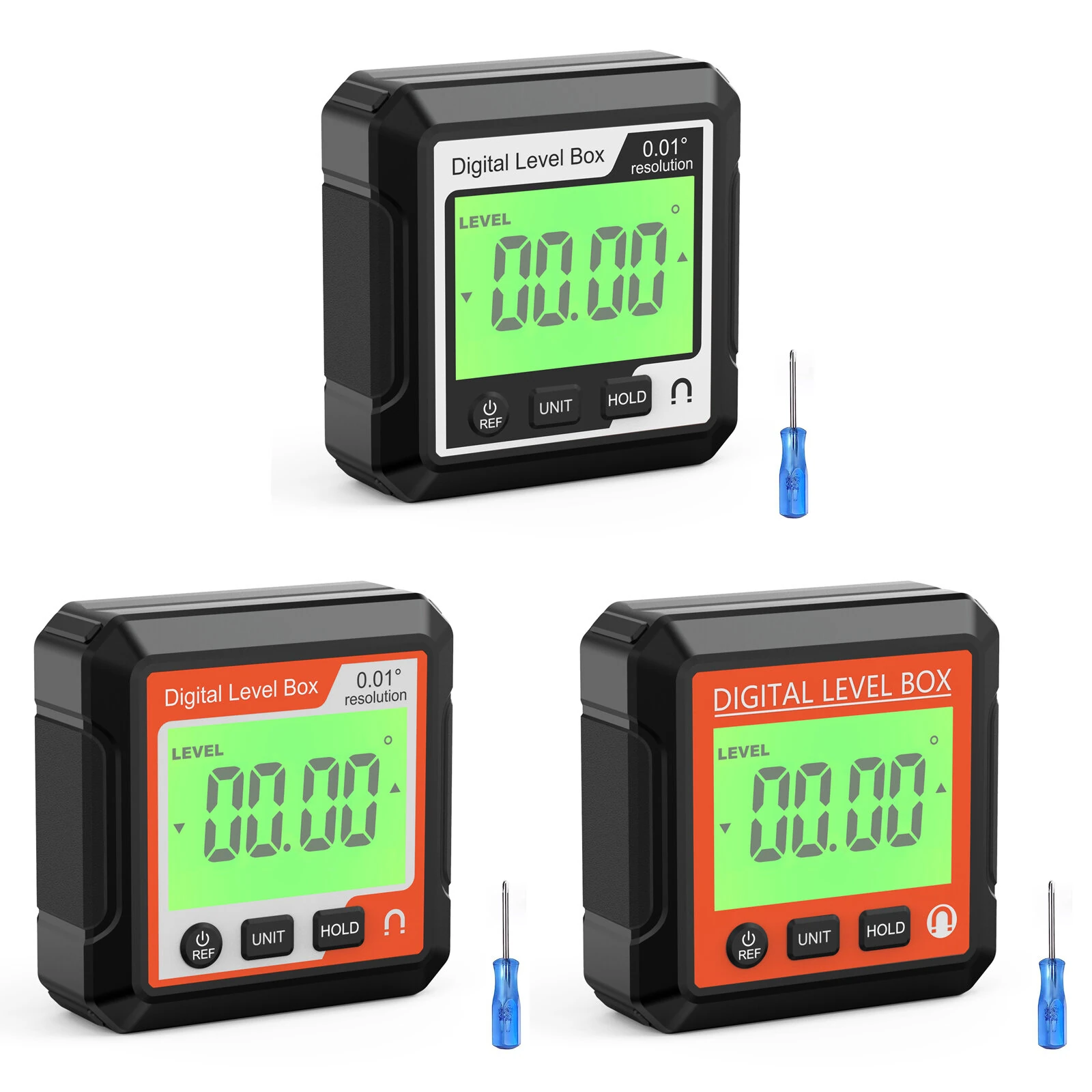360° Digital Level Angle Gauge Mini Measuring Protractor Inclinometer with Electronic Magnetic Base Backlight Carpenter Tools — view 10